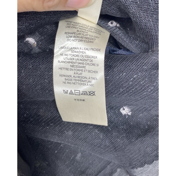 Maeve Bouse Womens Small Black Sleeveless Sequin Bow Tie Straps Hoilday - Picture 9 of 11